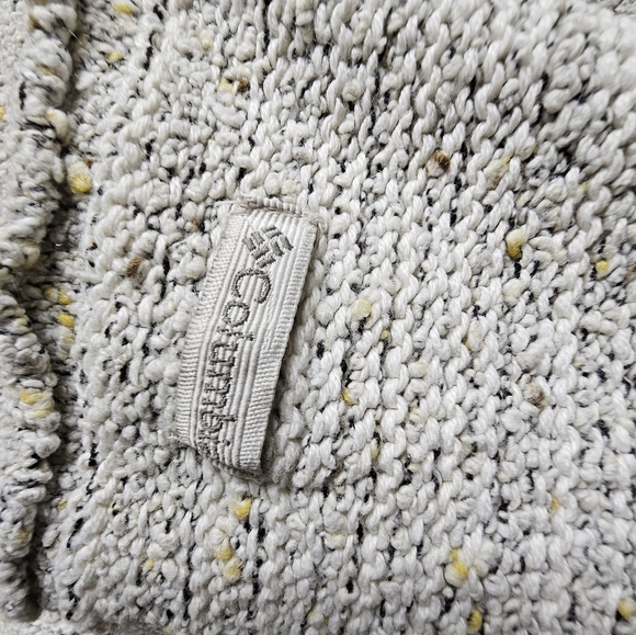 Columbia v-Neck Roll Edge Sweater XL Tan Pullover Blend Fabric - Picture 2 of 7